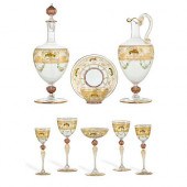 A SUITE OF VENETIAN GILT AND E