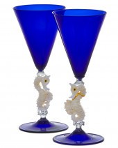 A SUITE OF VENETIAN GLASS STEM