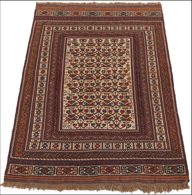 A Sumac Carpet Flat weave wool on