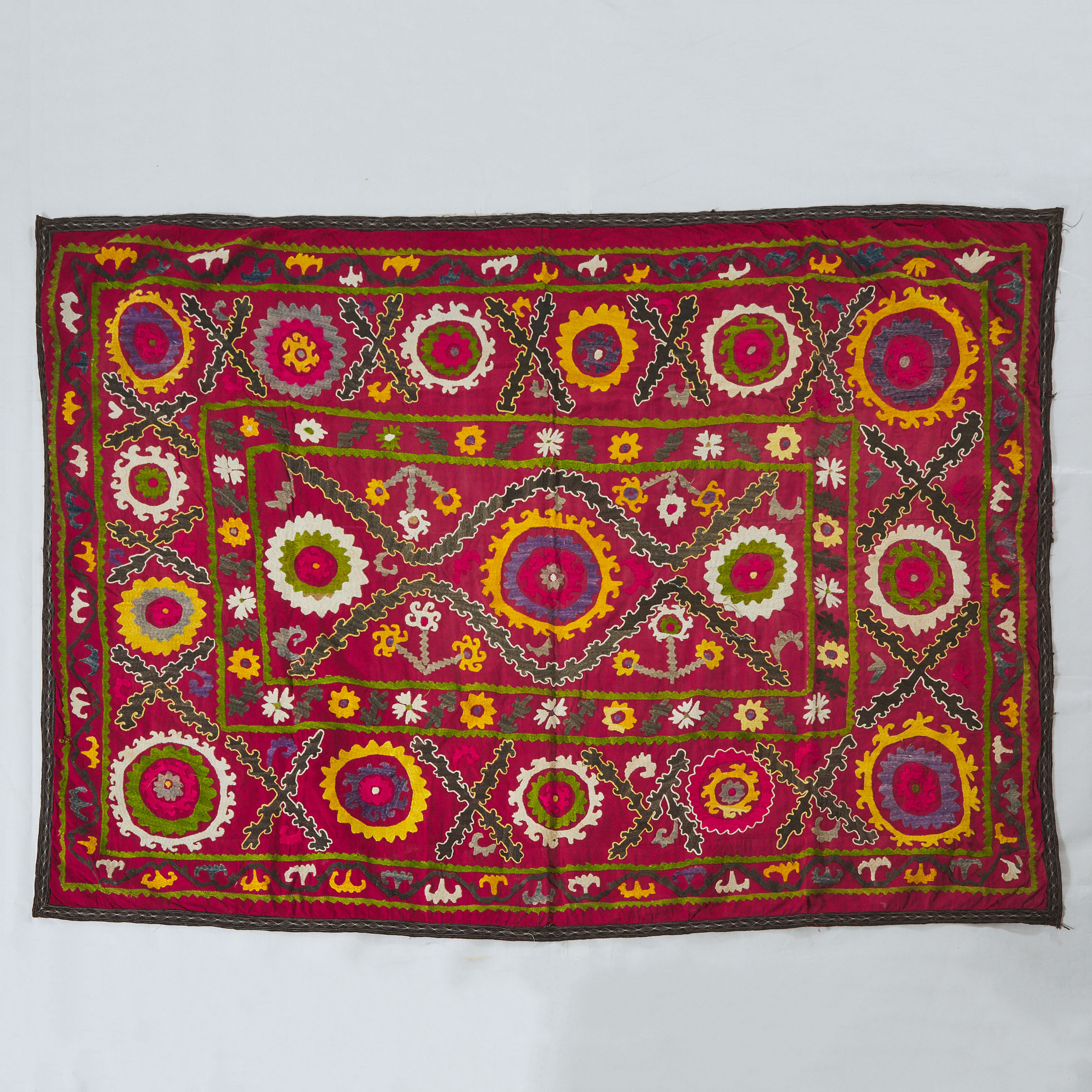 A Suzani Textile, Uzbekistan,