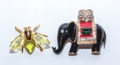 A SWAROVSKI FLY & CINER ELEPHA