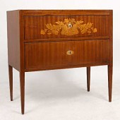 A Swedish Gustavian Mahogany a