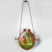 A Swedish Iron Hanging Lantern