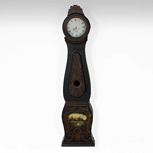 A Swedish Mora Painted Tall Case