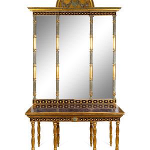 A Swedish Neoclassical Parcel-Gilt,