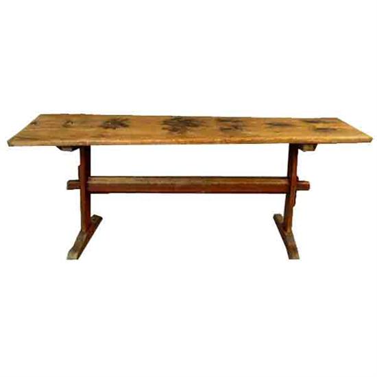 A Swedish Painted and Scrubbed Pine