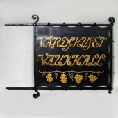 A Swedish Painted Iron Tavern