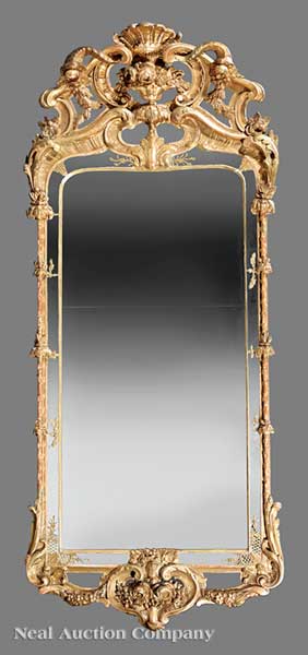 A Swedish Rococo Carved Giltwood