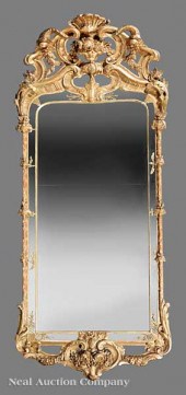 A Swedish Rococo Carved Giltwo