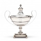 A SWEDISH SILVER SAUCE TUREEN