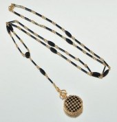 A Swiss 18k Gold, Enamel, Diam