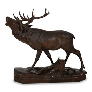 A Swiss Black Forest Carved