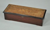 A Swiss Cylinder Music Box Wit