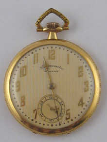A Swiss hallmarked 18 carat gold