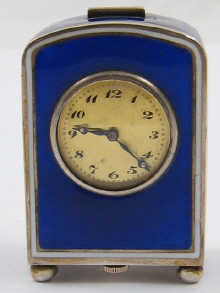A Swiss hallmarked and enamelled