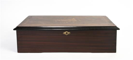 A Swiss Marquetry Cylinder Music
