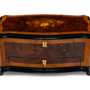 A Swiss Marquetry Cylinder Music