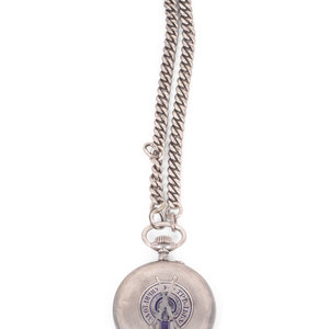A Swiss Niello Silver Pocket
