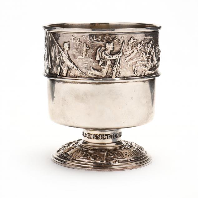 A SWISS SILVER PRESENTATION CUP,