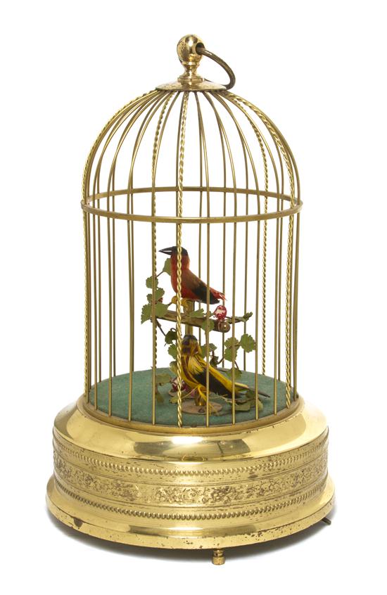 * A Swiss Singing Bird Cage