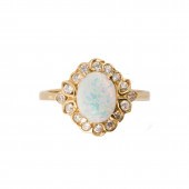 A SYNTHETIC OPAL, CUBIC ZIRCON