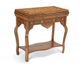 A SYRIAN FLIP-TOP GAME TABLEA