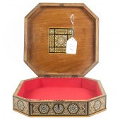 A SYRIAN MOSAIC MARQUETRY OCTA