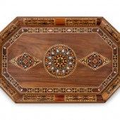 A Syrian Mosaic Marquetry Tray