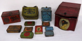 A TABLE LOT OF ADVERTISING TOB