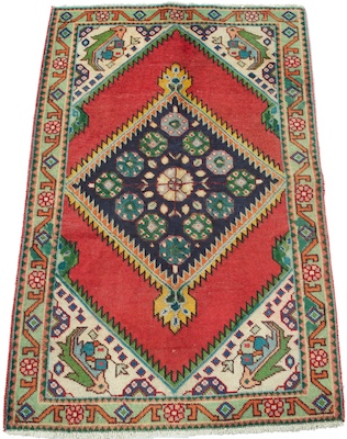 A Tabriz Persian Area Rug Apprx.