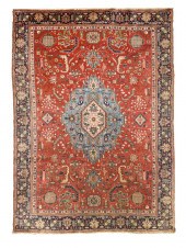 A TABRIZ RUG, MID 20TH CENTURY
