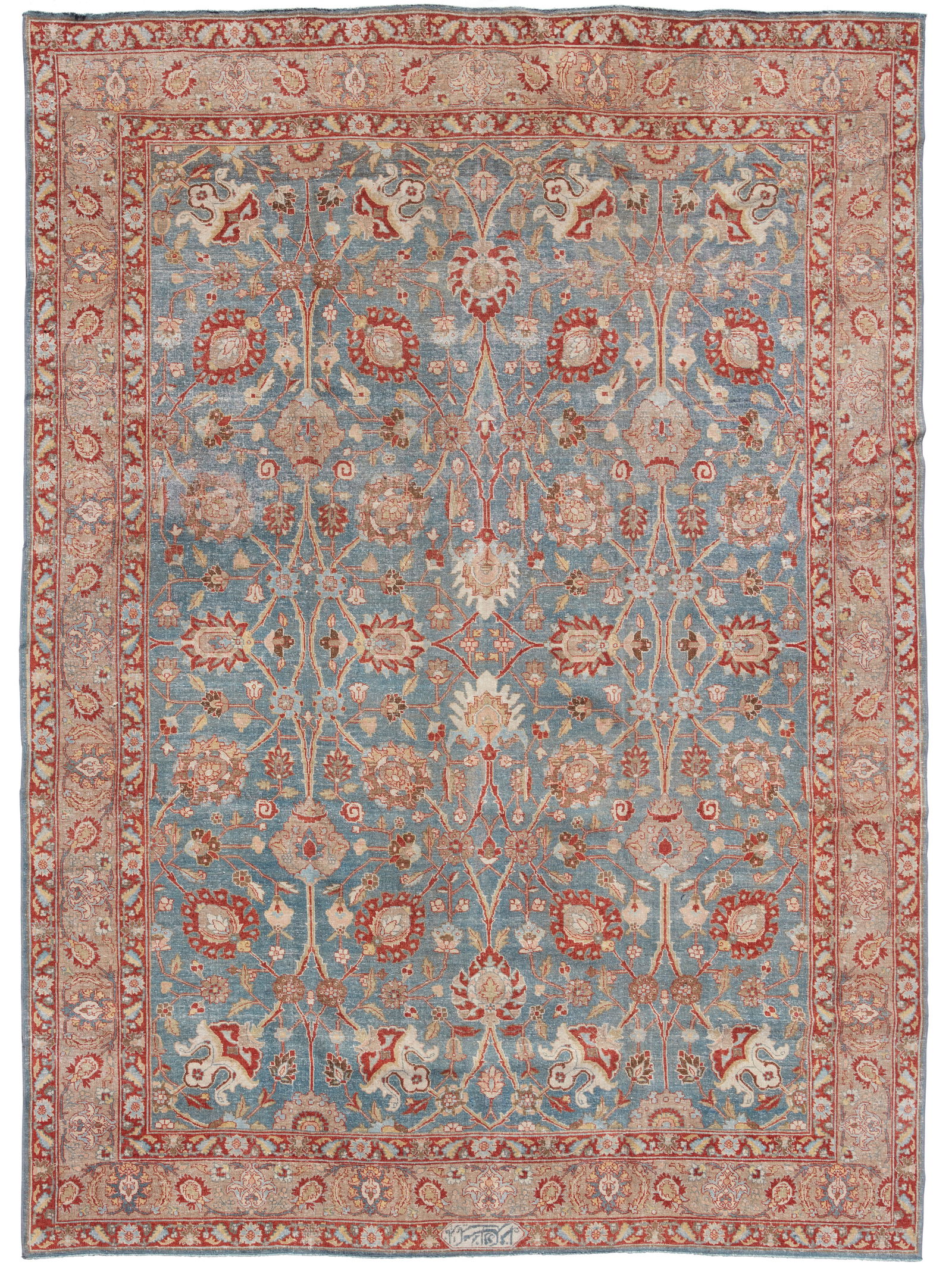 A TABRIZ RUGA Tabriz rugMid-20th