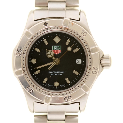 A Tag Heuer stainless steel