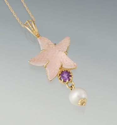 A Tagliamonte Pendant with Amethyst
