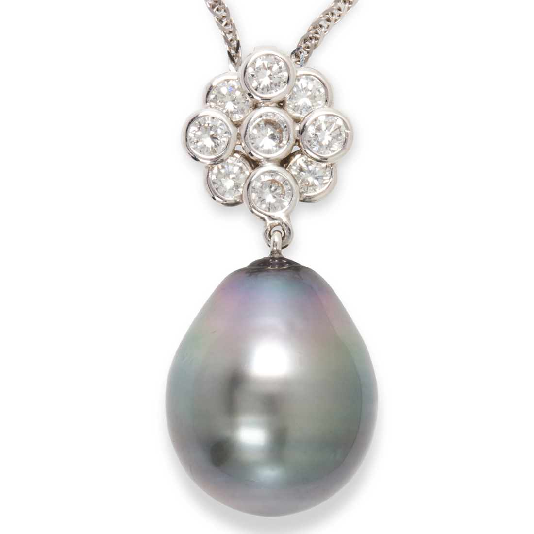 A TAHITIAN BLACK SOUTH SEA PEARL,