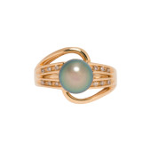 A TAHITIAN CULTURED PEARL, DIA
