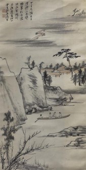 A Taiwanese Scroll Painting on