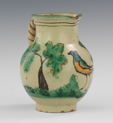 A Talavera Jug with Rope Twist