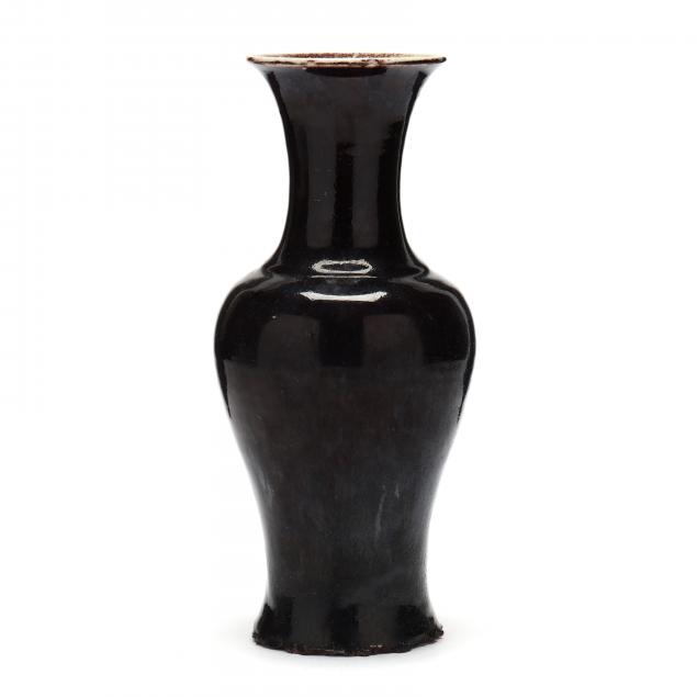 A TALL CHINESE BLACK MONOCHROME