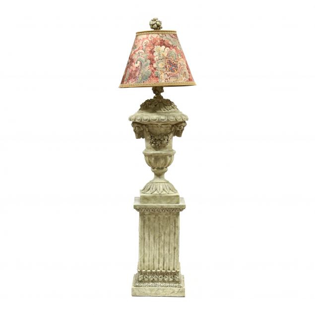 A TALL NEOCLASSICAL STYLE FAUX