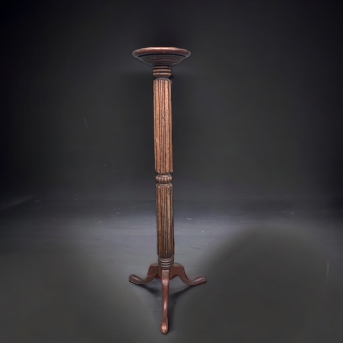 A TALL VICTORIAN/EDWARDIAN MAHOGANY