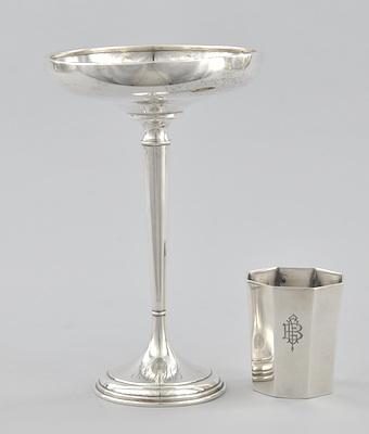 A Tall Weighted Sterling Silver