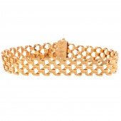 A TASSEL TRACK LINK BRACELET I