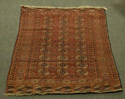 A Tekke rug, West Turkestan,