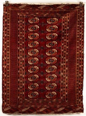 A Tekke rug, West Turkestan,