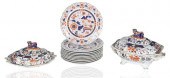 A TEN PIECE STONE CHINA PORCEL