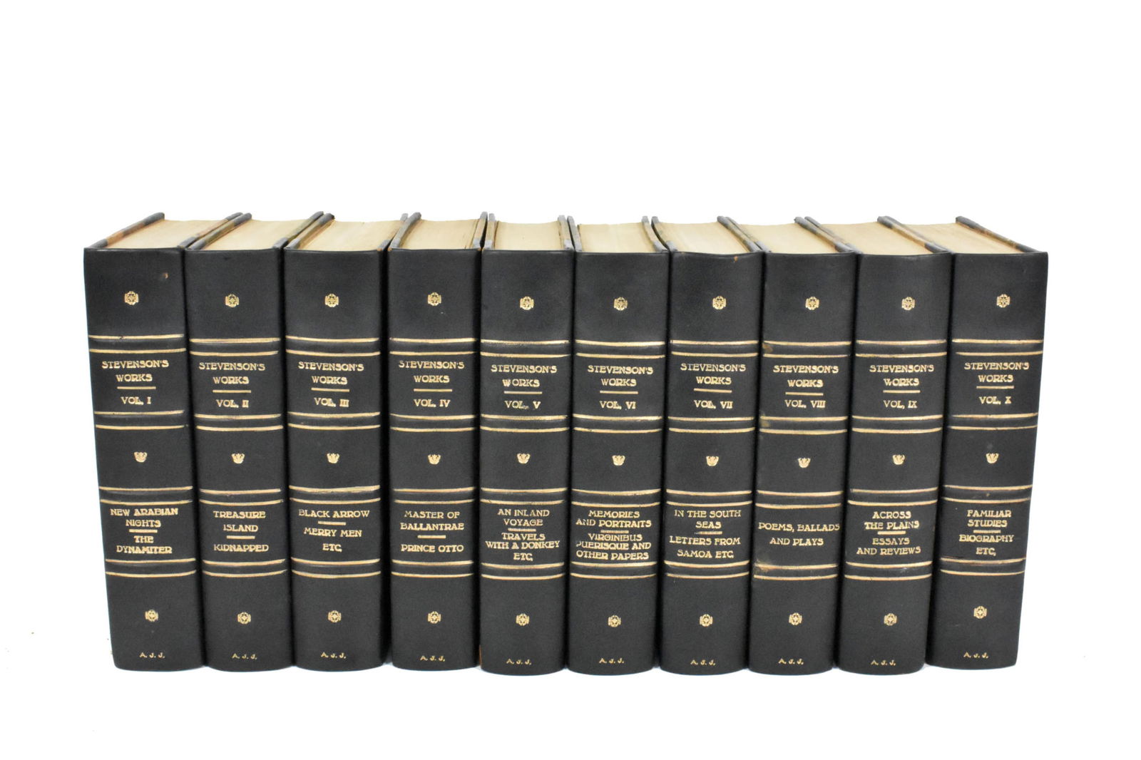 A TEN VOLUME SET OF BOOKS OF THE