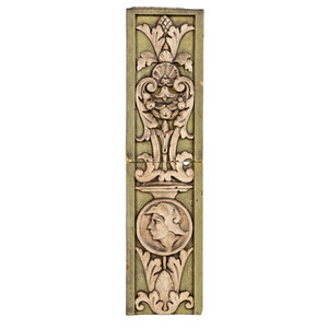 A Terra Cotta Two-Part Panel from a