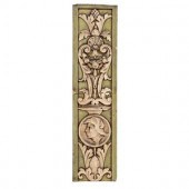 A Terra Cotta Two-Part Panel f