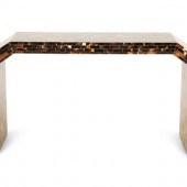 A Tesselated Horn Veneered Con